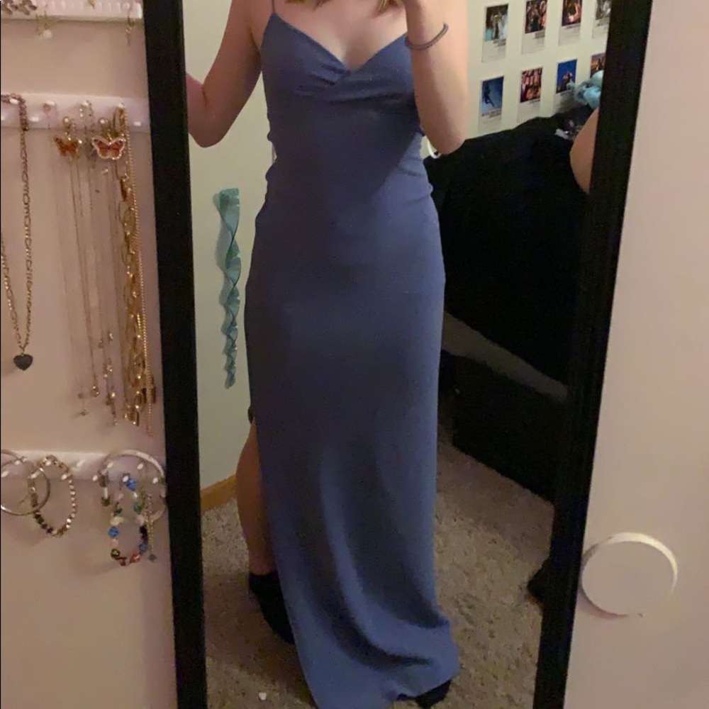 Sky Blue Sparkle Prom Dress!!